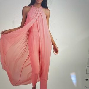 Trina Turk Park Silk Jumpsuit